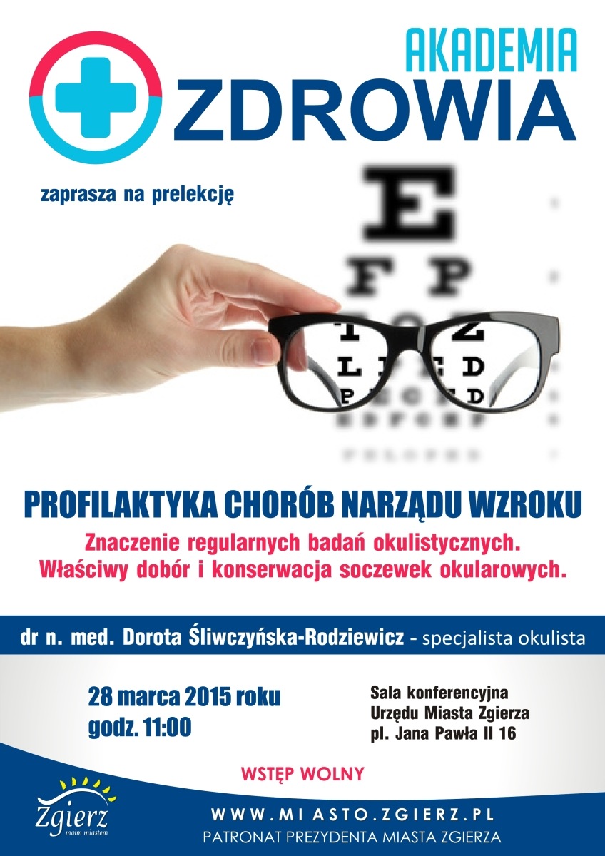 Plakat promujący Akademię Zdrowia