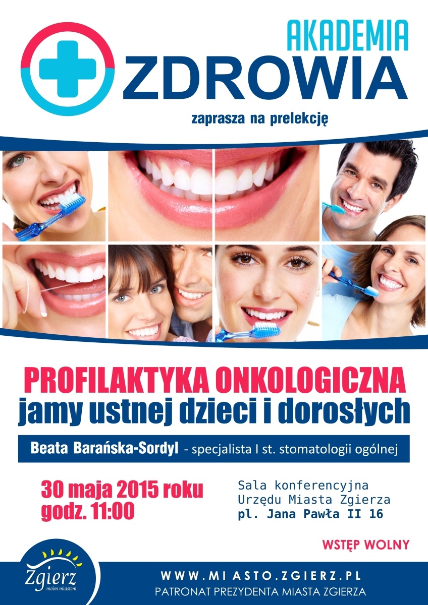 Plakat promujący Akademię Zdrowia