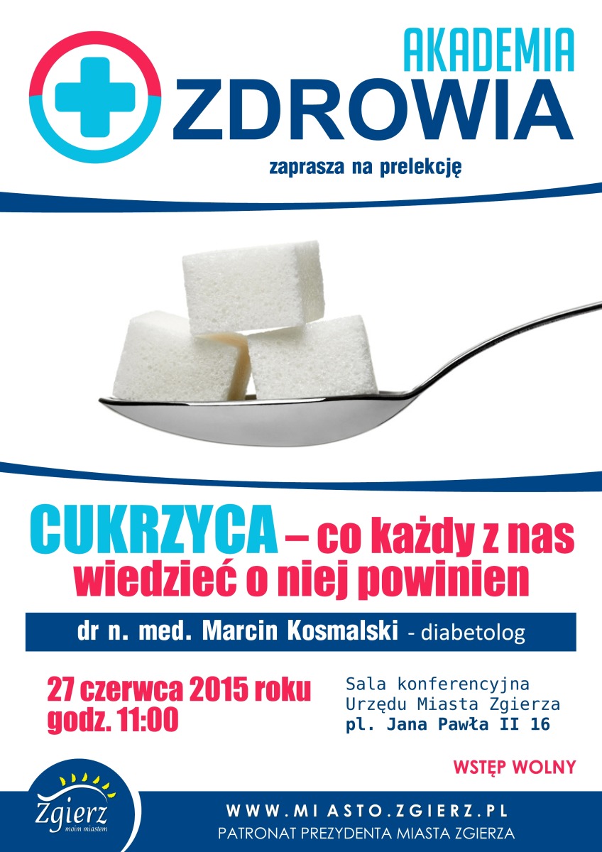 Plakat promujący Akademię Zdrowia