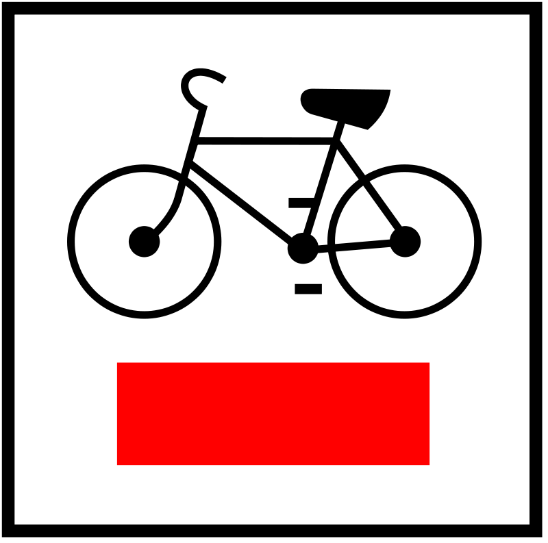 czerwony szlak rowerowy