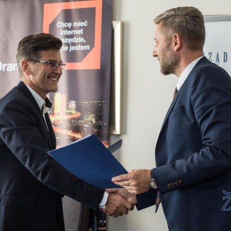 Podpisanie porozumienia pomiędzy Gminą Miasto Zgierz i firmą Orange Polska S.A. w dniu 29.09.2016 r.