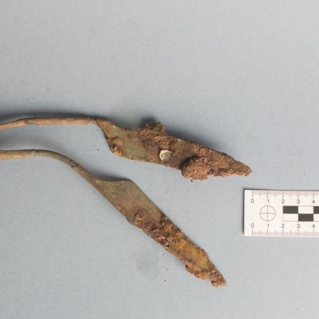 Odkrycie archeologiczne - nożyce