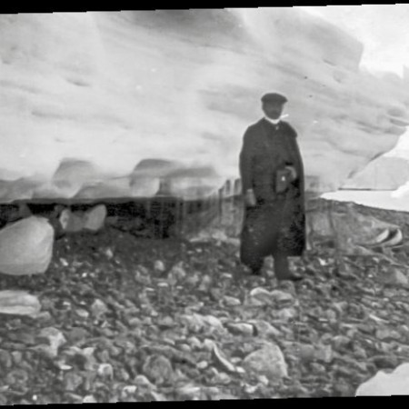 Kruche Julian przy lodowcu na Spitsbergenie