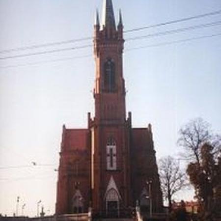 Zdjęcie predstawia Plac Jana Pawła II - Kościół św. Katarzyny