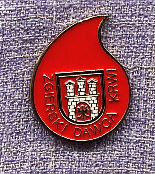 Zdjęcie metalowego znaczka "Zgierski Dawca Krwi" Zdjęcie metalowego znaczka "Zgierski Dawca Krwi"