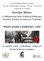 Plakat z informacjami o wydarzeniu Plakat z informacjami o wydarzeniu
