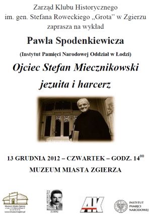 Plakat z informacjami o wydarzeniu