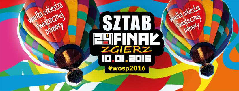 Logtyp sztabu Wielkiej Orkiestry Świątecznej Pomocy w Zgierzu