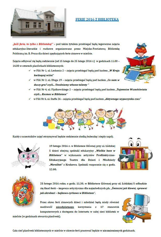 Plakat z informacjami o wydarzeniu Plakat z informacjami o wydarzeniu