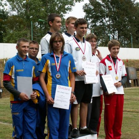 2011 rok - Artur Dębowski, Radek Swędrak i Bartek Olczyk wicemistrzami Międzywojewódzkich Mistrzostw Młodzików w Kielcach