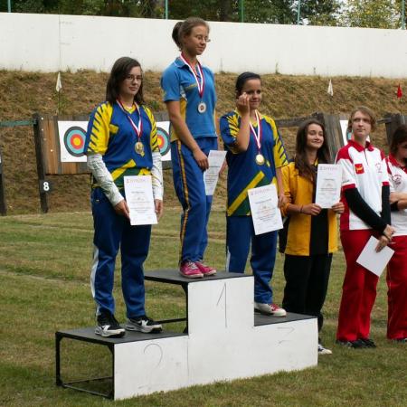 2011 rok - Magda Sławińska na najwyższym stopniu podium