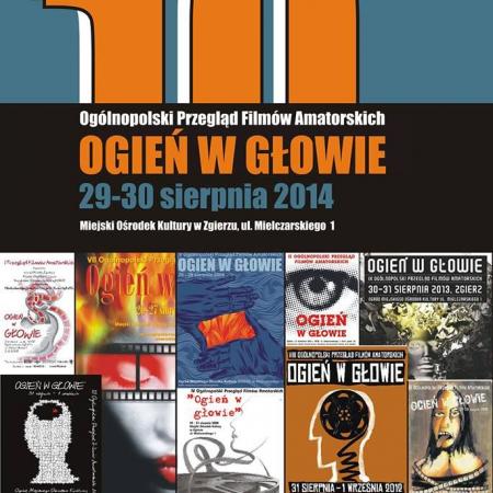 "Ogień w głowie" plakat 2014