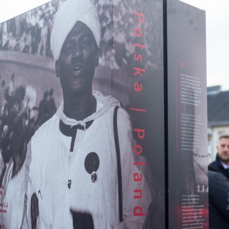 Plac Jana Pawła II - wystawa plenerowa "1956: Polska-Węgry. Historia i pamięć" 