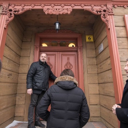 Wiceminister Magdalena Gawin w Parku Kulturowym Miasto Tkaczy