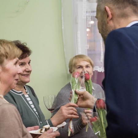 Wernisaż wystawy fotograficznej Krzysztofa Głowackiego "Kobieta w czerni i bieli"