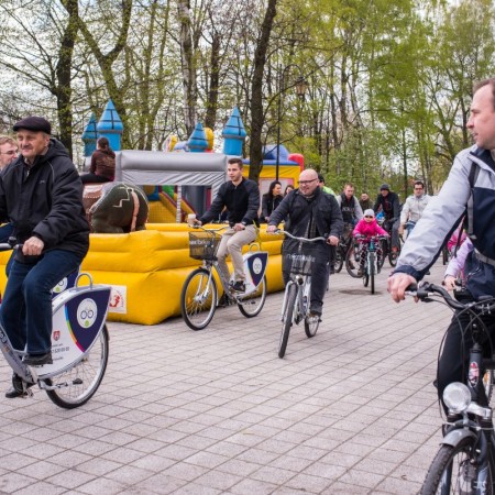 Inauguracja Zgierskiego Roweru Miejskiego - maj 2017 r.