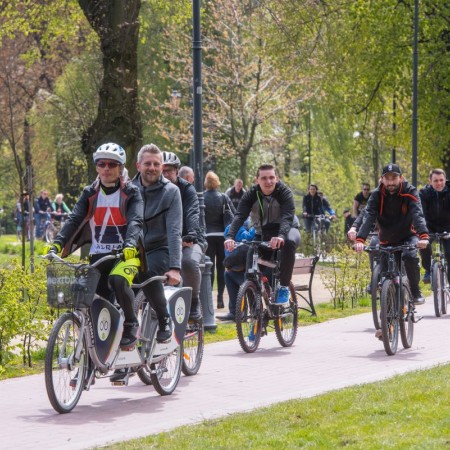 Inauguracja Zgierskiego Roweru Miejskiego - maj 2017 r.