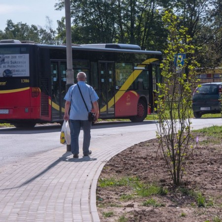 Widok chodnika po zakończonej inwestycji - 27.06.2017 r.