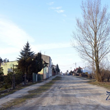 Widok ul. Mireckiego przed inwestycją