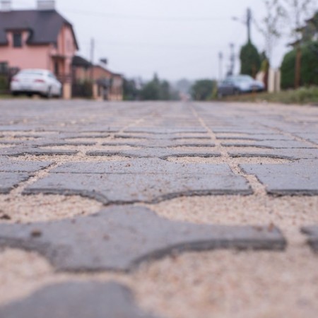 Widok ul. Perłowej po zakończonej inwestycji - 05.09.2017 r.