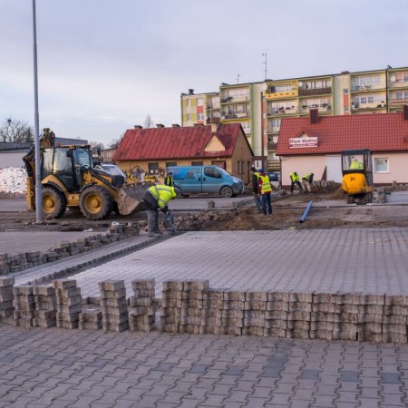 Przebudowa targowiska - 26.11.2017 r.