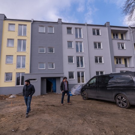 Blok mieszkalny przy ulicy Chemików - stan inwestycji 13.03.2018 r.