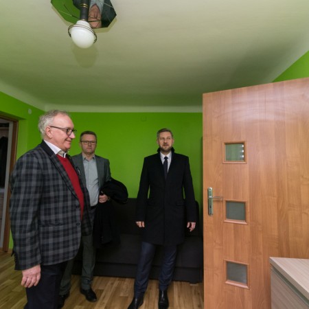 Spotkanie w wyremontowanym mieszkaniu