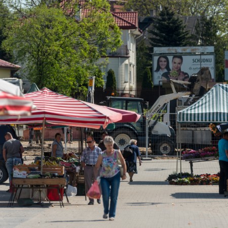 Przebudowa targowiska - 09.05.2018 r.