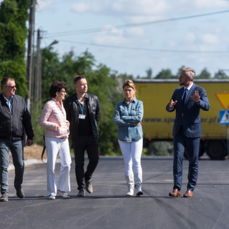 Widok ulicy po zakończonej inwestycji - 22.06.2018 r.