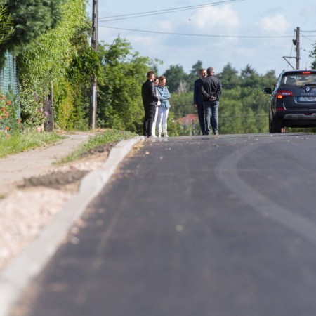 Widok ulicy po zakończonej inwestycji - 22.06.2018 r.