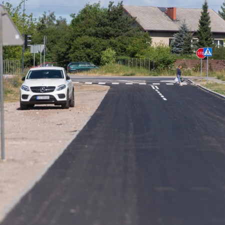 Widok ulicy po zakończonej inwestycji - 22.06.2018 r.