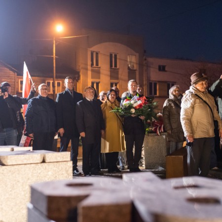 Uroczyste odsłonięcie Pomnika Wolności i Niepodległości