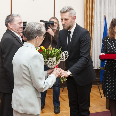 Prezydent Miasta Zgierza wręcza medale długoletnie pożycie małżeńskie - 30.01.2019 r.