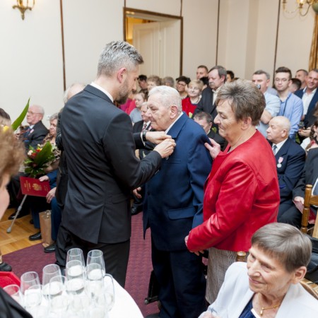 Prezydent Miasta Zgierza wręcza medale długoletnie pożycie małżeńskie - 30.01.2019 r.