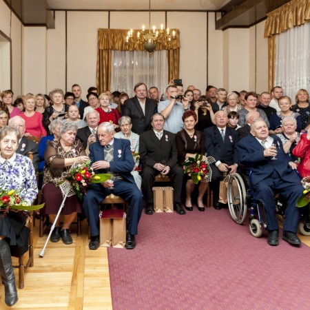 Uczestnicy uroczystości w zgierskim Urzędzie Stanu Cywilnego - 30.01.2019 r.