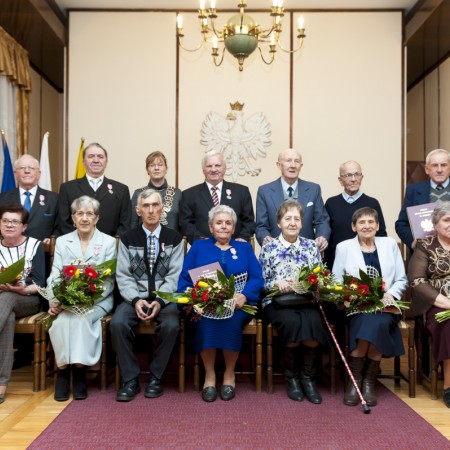 Odznaczeni za długoletnie pożycie małżeńskie - 30.01.2019 r.