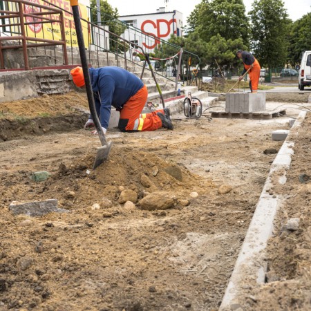 Przebudowa chodnika przy ul. Fijałkowskiego - 08.07.2019 r. 