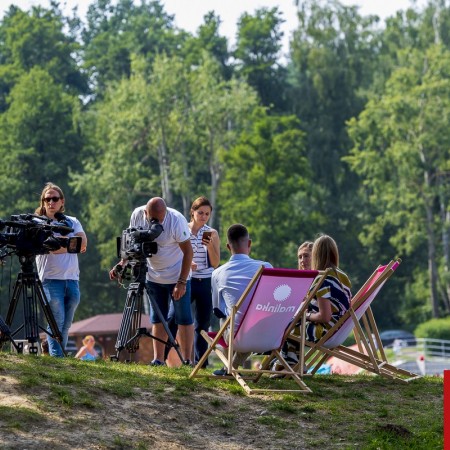 Nagrania do programu z Roksaną Zasiną