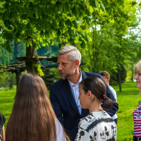 Przemysław Staniszewski (Prezydent Miasta Zgierza) uczestniczy w wydarzeniu