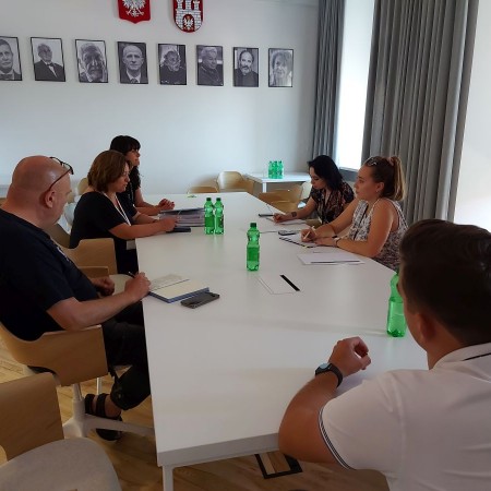 Spotkanie robocze zespołu realizującego zadania w programie Rozwój Lokalny / A working meeting of the team performing tasks in the Local Development