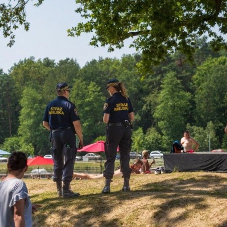 patrol Straży Miejskiej na Malince