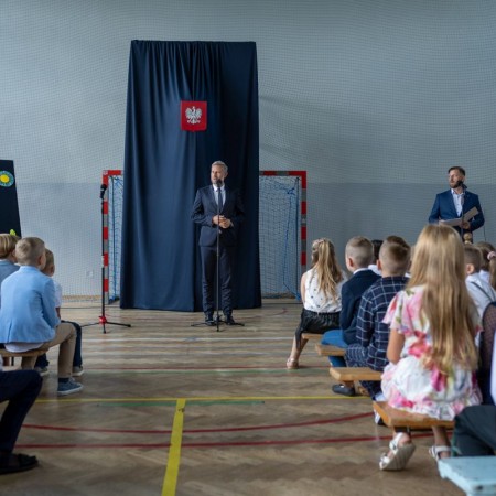 przemawia Przemysław Staniszewski (Prezydent Miasta Zgierza)