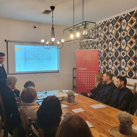 Szkolenie menedżerskie dla kadry kierowniczej UMZ - 9.12.2022 / Seminar: how to manage a city wisely, Zgierz, 9th of December 2022