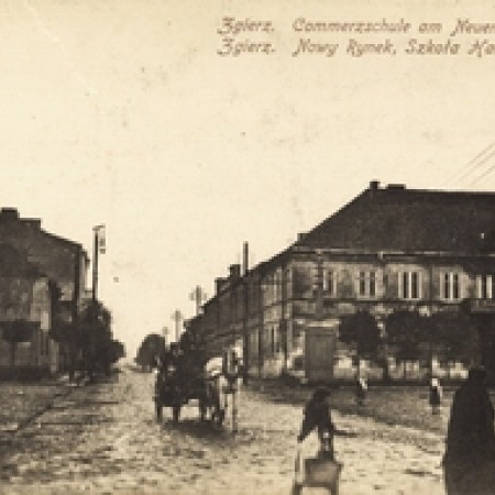 Dawny Zgierz widok Placu Kilińskiego - fot. ze zbiorów Muzeum Miasta Zgierza