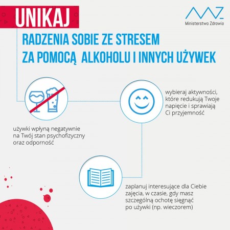 Unikaj radzenia sobie ze stresem za pomocą używek