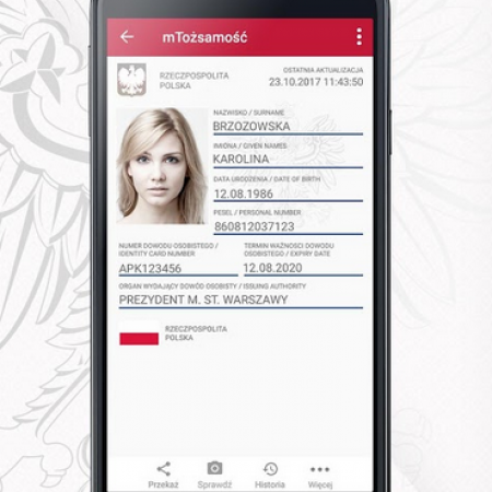 mTożsamość na telefonie komórkowym