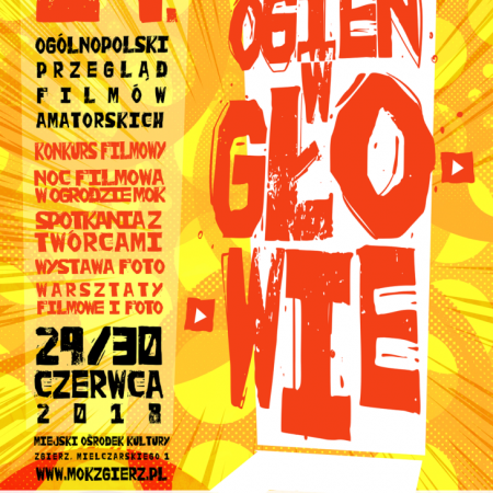 "Ogień w głowie" plakat 2018