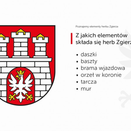 Poznajemy elementy herbu Zgierza