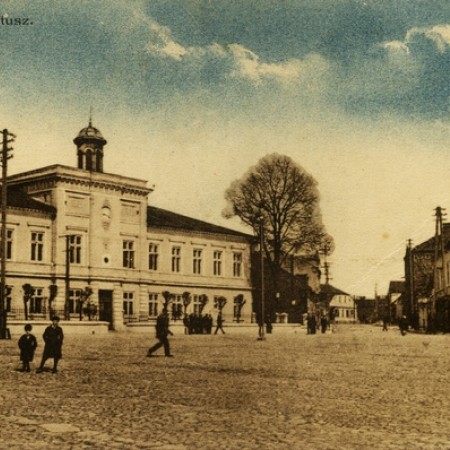 Dawny Zgierz widok na Ratusz na Starym Rynku (1930 r.)