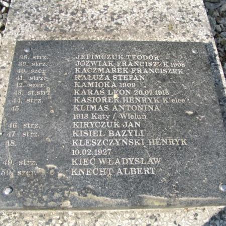Stary Cmentarz - Kwatery ofiar 1939 roku - ul. Ks. Piotra Skargi 28 - zdjęcie 2005 r.